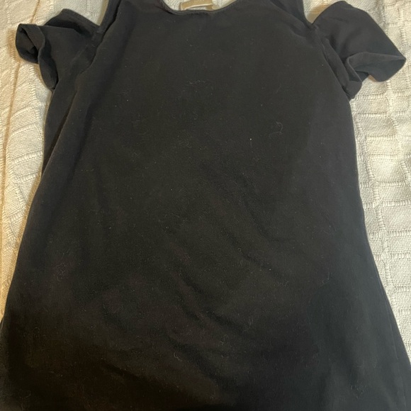 Michael Kors cold shoulder black small top - Picture 6 of 6